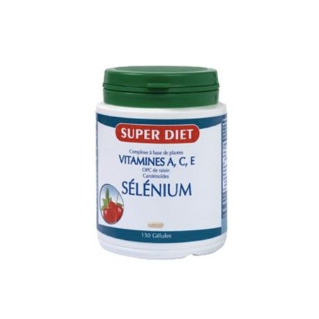 Super Nutriments Complexe Sélénium Vitamines A.C.E de Super Diet