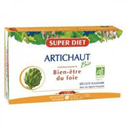Ampoules Bio Drainantes Pour Le Foie À L'Artichaut Super Diet