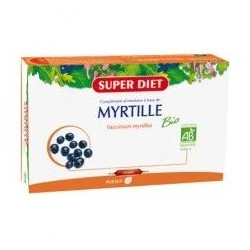 Ampoules À La Myrtille Favorise La Vision de Super Diet