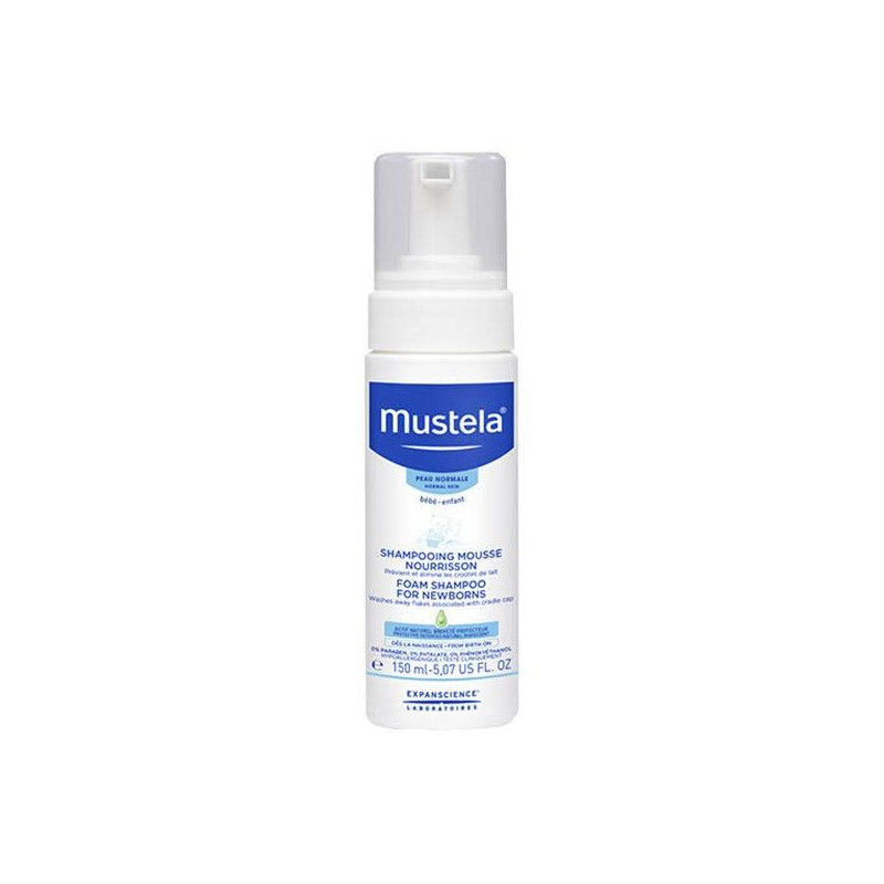 Shampooing Mousse Nourrisson des laboratoires Mustela