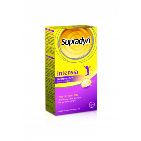 Intensia (30 Comprimés Effervescents) des laboratoires Supradyn