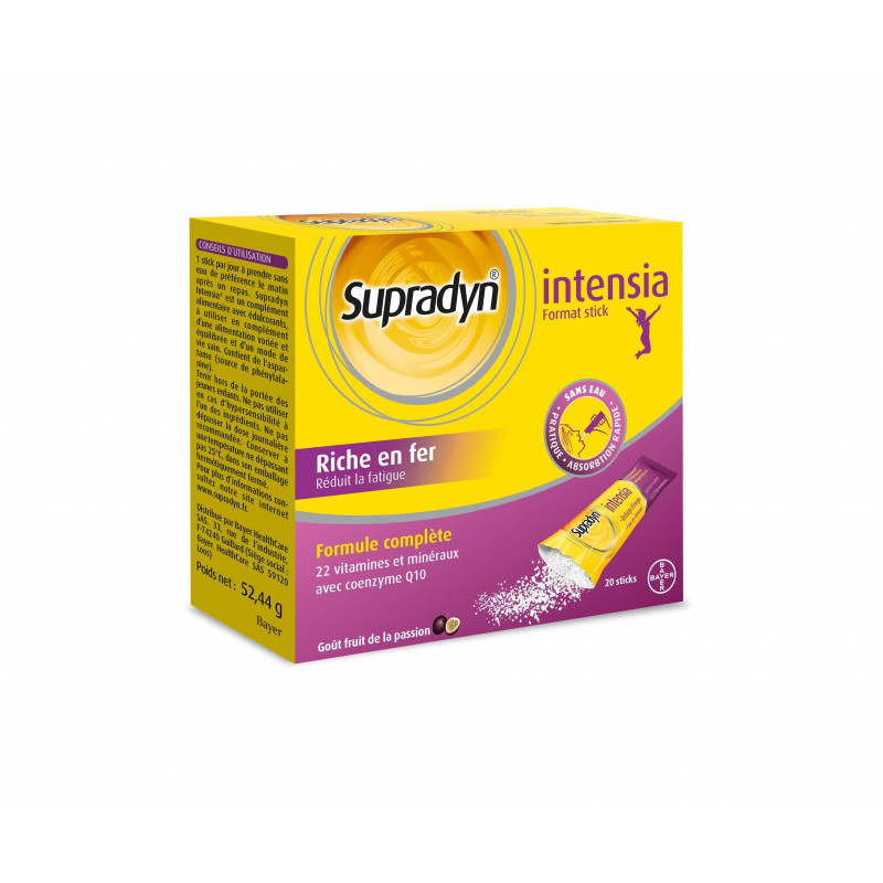Intensia ( 20 Sticks ) des laboratoires Supradyn