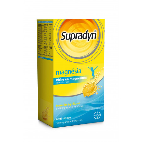 Magnesia (30 Comprimés Effervescents) des laboratoires Supradyn