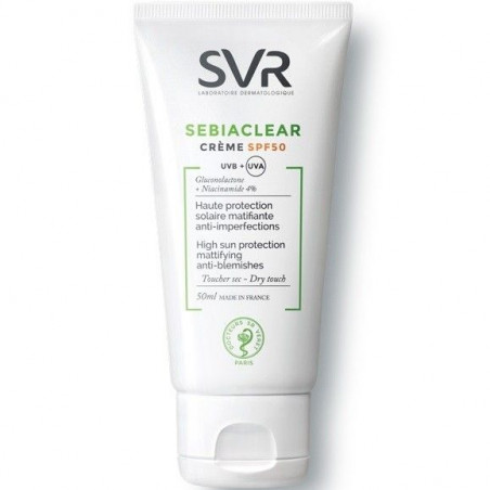 Sebiaclear Crème Spf50 des laboratoires Svr