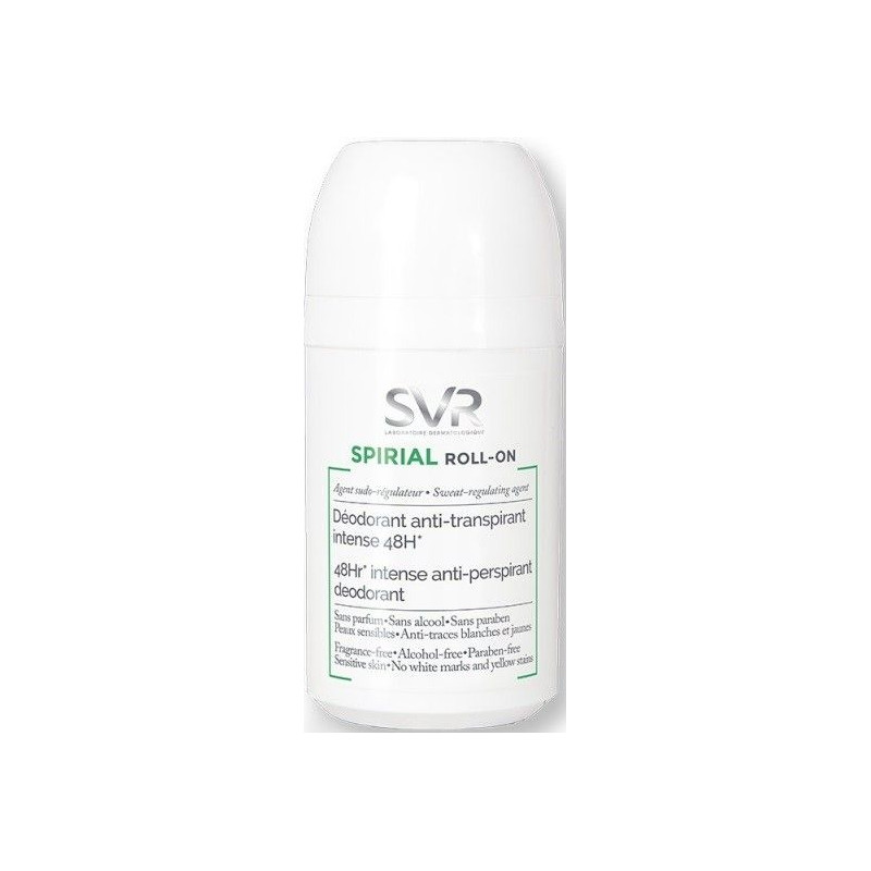 Spirial Déodorant Anti-Transpirant Roll-On des laboratoires Svr