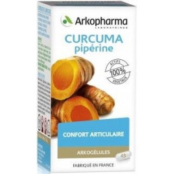 ARKOGELULES CURCUMA PIPERINE Confort Articulaire