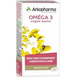 Arkogelules Omega 3 Triglycérides Cholestérol de Arkopharma