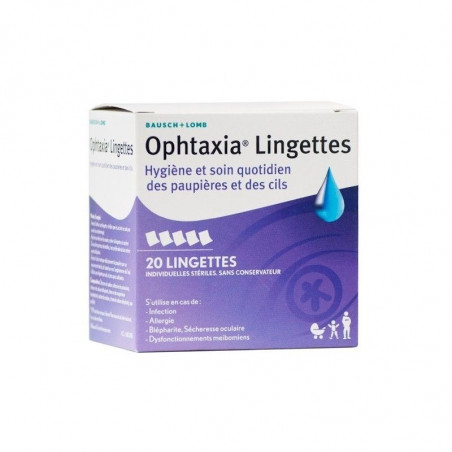 OPHTAXIA Lingettes - Paramaket.com