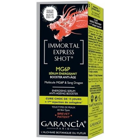 Immortal Express Shot laboratoires Garancia