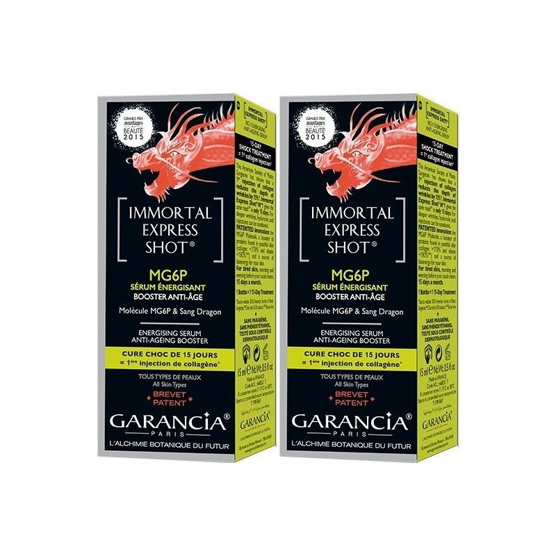 Immortal Express Shot laboratoires Garancia