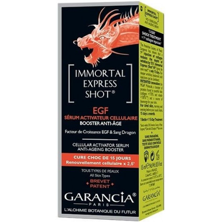 Immortal Express Shot egf des laboratoires Garancia