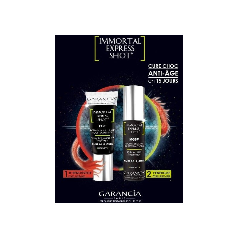 Immortal Express Shot egf des laboratoires Garancia
