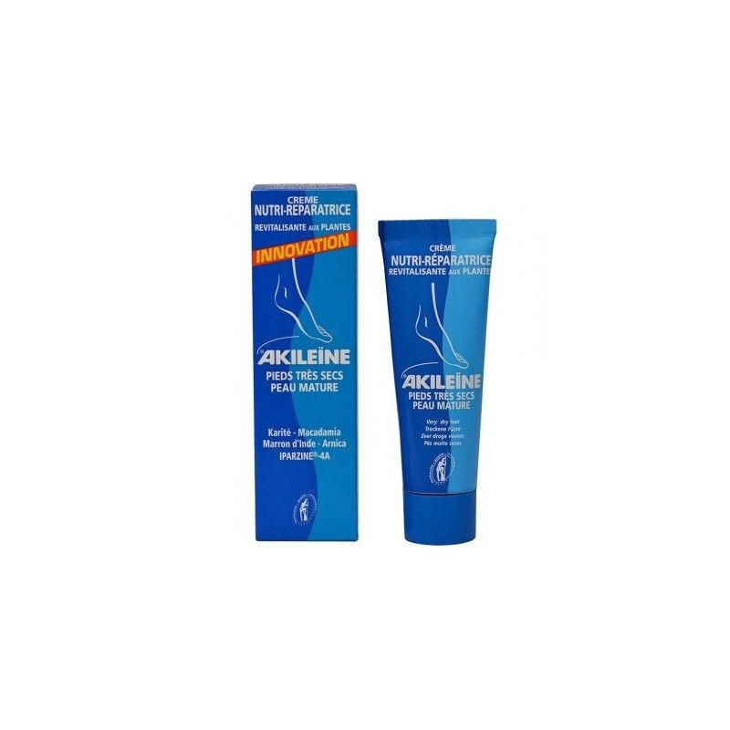 AKILEINE BLEU Crème Nutri-réparatrice Pied Sec