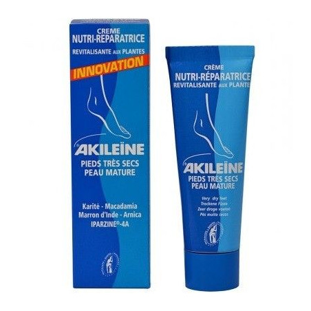 AKILEINE BLEU Crème Nutri-réparatrice Pied Sec