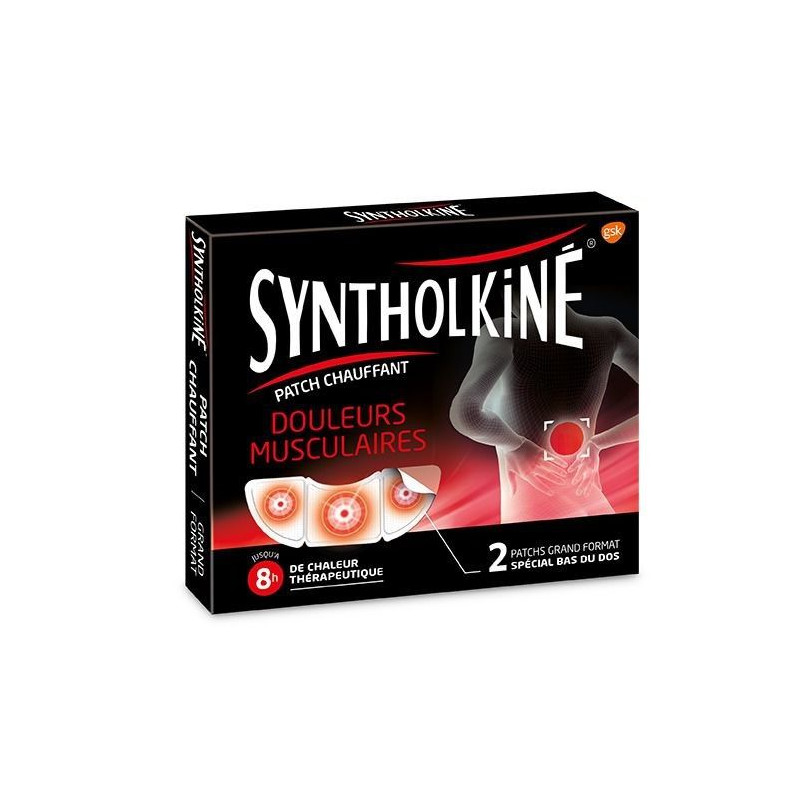 Syntholkine Patch Chauffant Grand Format des laboratoires Synthol