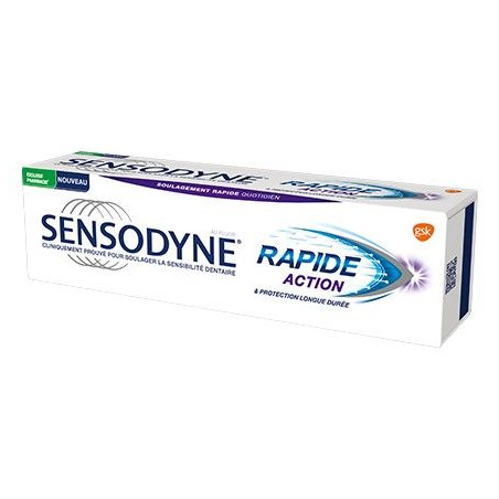 Dentifrice Rapide - Protection Longue Durée des laboratoires Sensodyne