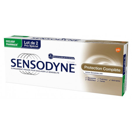 Dentifrice Protection Complete des laboratoires Sensodyne