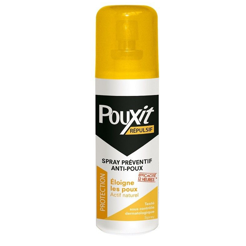 Repulsif Spray Préventif Anti-Poux 75Ml des laboratoires Pouxit