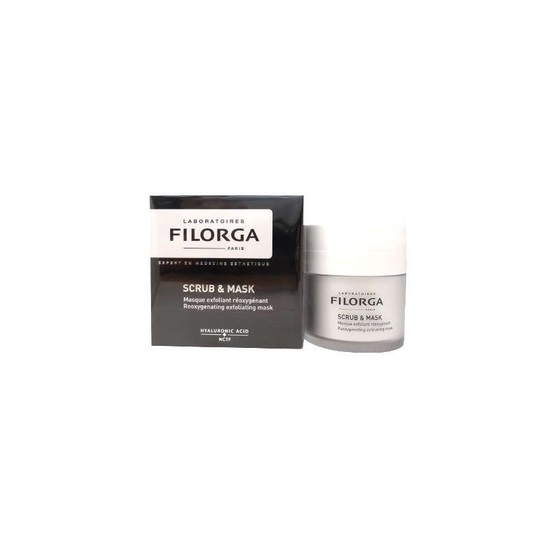 Scrub & Mask Masque Exfoliant Réoxygénant des laboratoires Filorga
