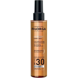 UV-BRONZE BODY SPF30 Huile Solaire Anti-âge Activatrice de Bronzage